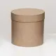 Шляпная коробка крафт 13x13 см