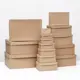 Набор коробок Upak land крафт однотонный 15в1 46.6x33x18 - 12x6.5x4 см