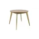 Обеденный стол круглый Олсон мини 90x75x90 см МДФ цвет натуральный