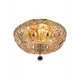 Люстра потолочная хрустальная Toplight TL1164-3D1 Loraine 3 лампы 6 м² цвет золото