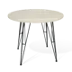 Кухонный стол круглый Sheffilton Sht-t5 80x80 см ЛДСП цвет дуб