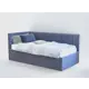 Кровать Rika Oscar 92oscbl 99x93x55 см велюр цвет синий