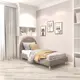 Кровать Rika Cherry 92cherbg 102x96x55 см велюр цвет бежевый