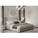 Кровать Rika Vivien 142vivmlk 152x103x55 см велюр цвет молочный