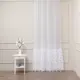 Тюль 1 м/п Foglie сетка вышитая 280 см цвет белый