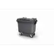 Мусорный контейнер Iplast 660 л с крышкой серый