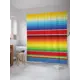 Шторка для ванной комнаты JOYARTY sc_20598 200х180см цвет красный