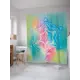 Шторка для ванной комнаты JOYARTY sc_21197 200х180см цвет синий