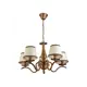 Светильник подвесной TOPLIGHT TL5650D-05BS Daniela 5 ламп 10 м² цвет латунь
