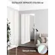 Зеркало в полный рост Toda Alma White gloss 100x210 см цвет рамы белый