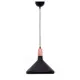 Светильник подвесной LUMINA DECO LDP 7754-B BK+WT Bafido 1 лампа цвет черный