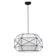 Светильник подвесной LUMINA DECO LDP 8001 BK+WT Berti 1 лампа цвет белый