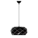 Светильник подвесной LUMINA DECO LDP 7443 BK Rokka 1 лампа цвет черный