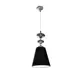 Светильник подвесной LUMINA DECO LDP 1113 BK Veneziana 1 лампа цвет черный