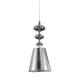 Светильник подвесной LUMINA DECO LDP 1113 SL Veneziana 1 лампа цвет серебристый