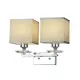 Настенный светильник LUMINA DECO LDW 17100-2 CHR Liniano цвет хром