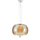 Светильник подвесной хрустальный Lumina Deco LDP 8044-300 AMB Rubina 4 лампы цвет янтарный