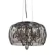 Светильник подвесной хрустальный Lumina Deco LDP 8044-500 CHR Rubina 9 ламп цвет хром