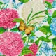 Алмазная мозаика на подрамнике Белоснежка Гортензии и бабочки 628-MT-S, 30x30 см
