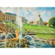 Алмазная мозаика 40x50см Остров сокровищ "Петергоф", на подрамнике, 662591