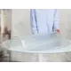 Скатерть жидкое стекло Crystaldesk TD3200RF-d109, круглая, 109x109 см, 2 мм, прозрачная