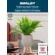 Напольное кашпо для цветов Idealist Lite Страйп на ножках серо-коричневое 20.5x32 см 54 л