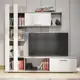 Тумба под телевизор Трия 9314083 166x163x43 см ЛДСП цвет белый