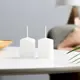 Набор свечей 4x5см 2 шт белые