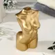 Свеча фигурная лакированная "Женский силуэт" 15 см золото