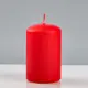 Свеча-цилиндр Trend Decor Candle "Колор" 5×8 см красный