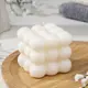 Свеча фигурная ароматическая "Бабл куб" 5.5x6 см кокос