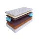 Матрас SkySleep Enjoy Foam Hard BS 145x230 см зависимый пружинный блок, полутораспальный, ортопедический, кокосовый