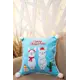 Декоративная наволочка Arya Home Candies 45x45 см цвет голубой