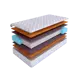 Матрас SkySleep Native Cocos S1000 130x190 см независимый пружинный блок, полутораспальный, ортопедический, жесткий, кокосовый