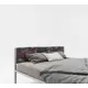 Мягкое изголовье для кровати Roomiroom Гармония 134x26x5 см цвет красно-синий