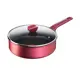 Сотейник с крышкой Tefal 2100118320 24 см алюминий цвет красный