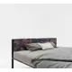 Кровать Roomiroom Космос 160x200 см металл цвет сине-красный