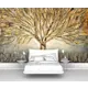 Фотообои флизелиновые Первое ателье 200x125 см Рисунок дерева без листвы pw96258-2