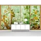 Фотообои флизелиновые Первое ателье 300x190 см Витраж из четырех цветочных тем pw95150-3