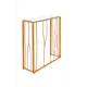 Консоль напольная Allconsoles 1024-CG clear 80x80x25 см сталь цвет золотой