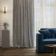 Штора на ленте Inspire Kirima 160x280 см цвет серый