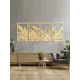 Декоративное деревянное панно ArtCore большое "Тропики" цвет натуральный