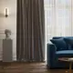 Штора на ленте Inspire Palesa 140x260 см цвет серо-коричневый