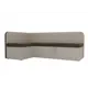 Диван Лига Диванов Форест 107087L 199x82x127 см рогожка цвет бежевый/коричневый