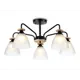 Люстра подвесная AMBRELLA LIGHT TR9571 TRADITIONAL 5 ламп 24 м² цвет черный