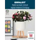 Напольное кашпо для цветов Idealist Lite Паттерн на ножках слоновая кость 25x39 см 91 л