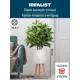 Напольное кашпо для цветов Idealist Lite Паттерн на ножках слоновая кость 30x49 см 154 л