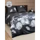 Постельное бельё Amore Mio Мако-сатин QR Black Микрофибра 2 сп