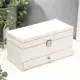 Шкатулка для украшений Simaland и часов 4 отделения "Белая" 11x22.5x11.5 см
