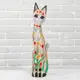 Фигурка сувенирная Simaland "Кошечка цветастая" 17x7x60 см